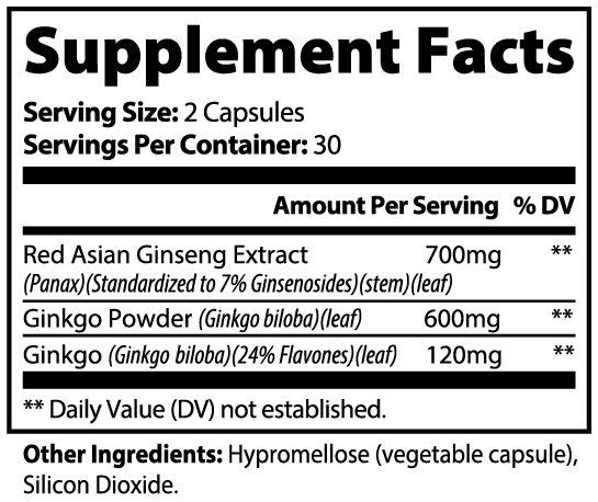 Ginkgo Biloba + Ginseng - Alchemy Herbarium