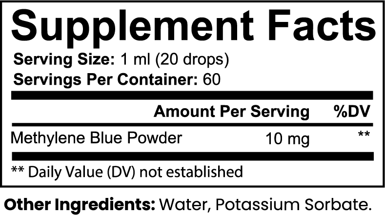 Methylene Blue Drops - Alchemy Herbarium