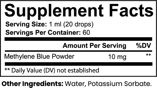 Methylene Blue Drops - Alchemy Herbarium